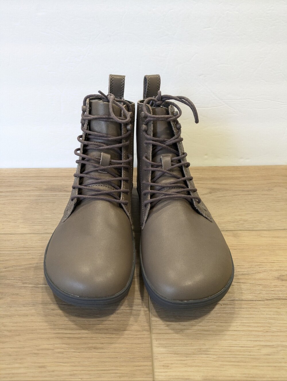 Xero Shoes Breckenridge Barefoot Ankle Boots 7 Gray Leather Lace Up Minimalist - Picture 5 of 10